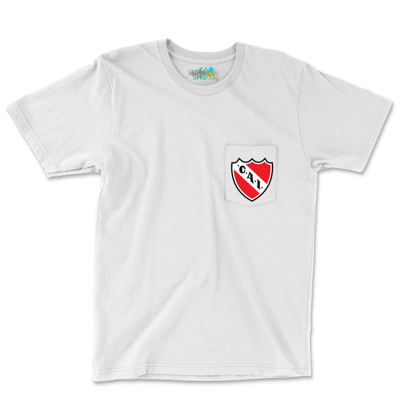 Escudo Del Club Atlético Independiente Pocket T-shirt | Artistshot