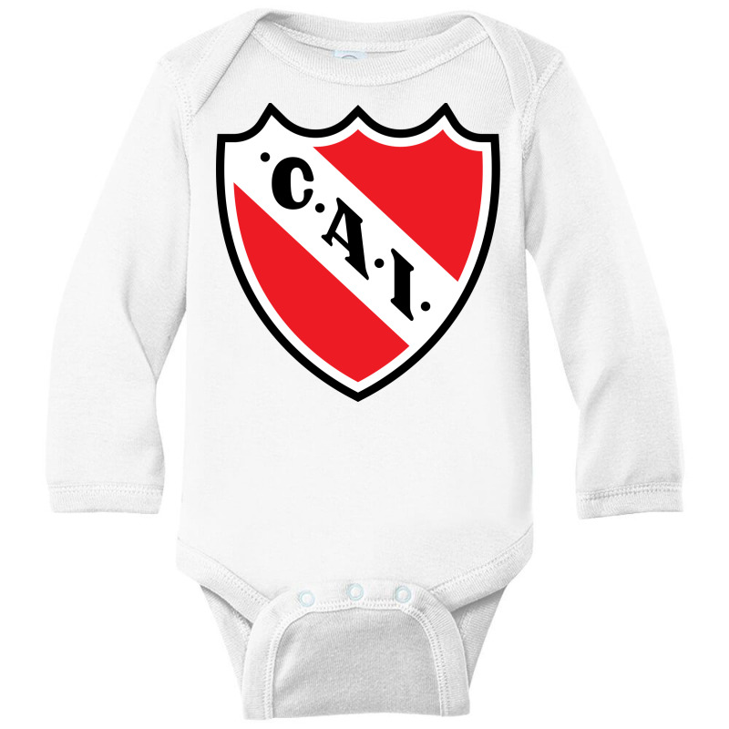 Escudo Del Club Atlético Independiente Long Sleeve Baby Bodysuit | Artistshot