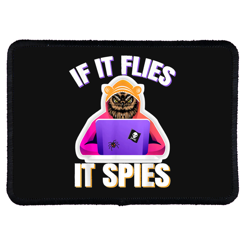 If It Flies It Spies. Conspiracy Theory Bird Surveillance Rectangle Patch by LeonelSalas | Artistshot