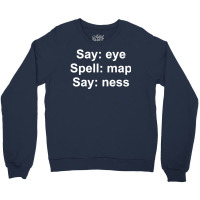 Eye Map Ness Crewneck Sweatshirt | Artistshot