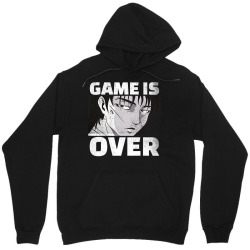 anime. game is over. sad young man. t shirt Unisex Hoodie | Artistshot
