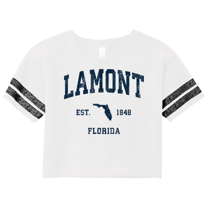 Lamont Florida Fl Vintage Athletic Navy Sports Design T Shirt Scorecard Crop Tee by sowleomballoucgp | Artistshot