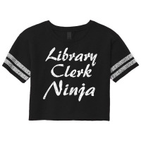 Library Clerk Tshirt Job Occupation Funny Work Title T Shirt Scorecard Crop Tee | Artistshot