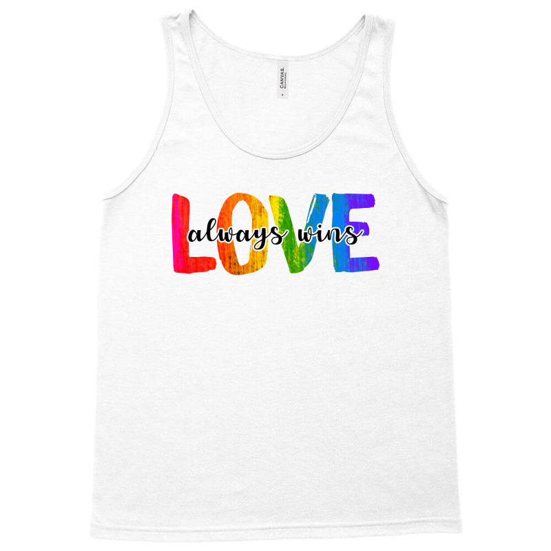 Love Always Wins For Light Tank Top | Artistshot