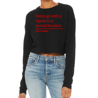 Jack Donaghy Quote Cropped Sweater | Artistshot