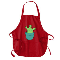 Cute Silly Cactus Medium-length Apron | Artistshot