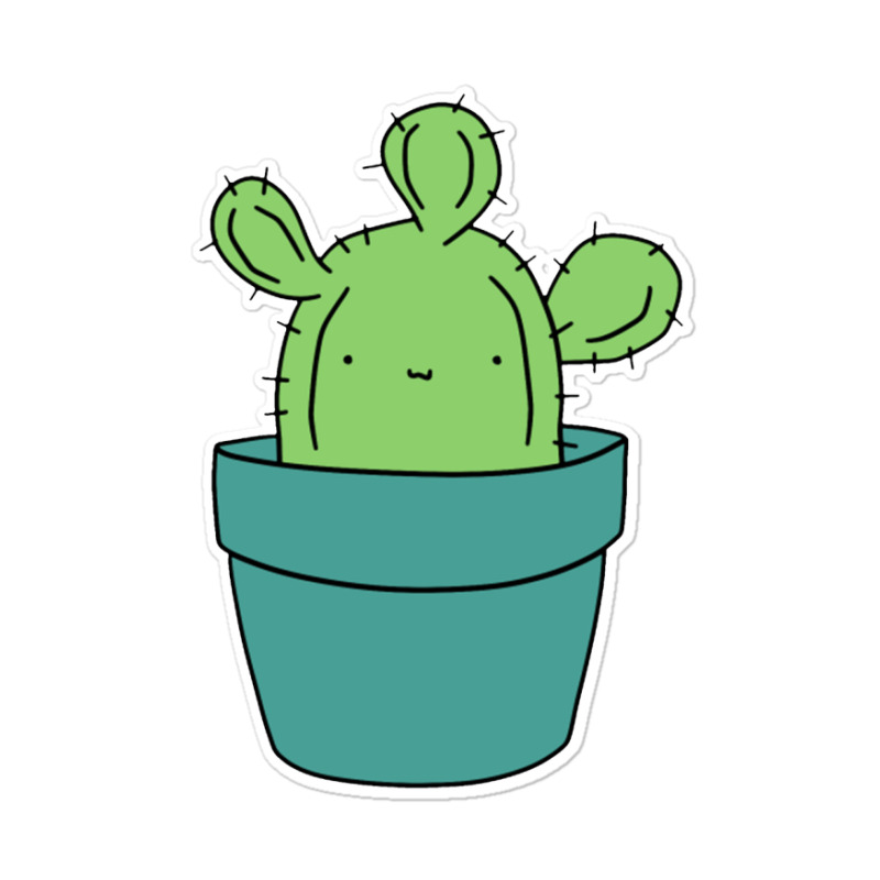 Cute Silly Cactus Sticker | Artistshot