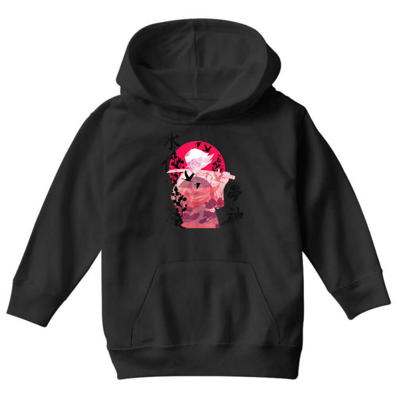 Samurai Girl Japanese Flowers Warrior Japan Katana Sword T Shirt Youth Hoodie by sowleomballoucgp | Artistshot