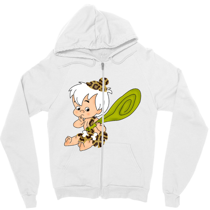 Flinstone Zipper Hoodie by meritanila | Artistshot