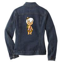 Flinstone Ladies Denim Jacket | Artistshot