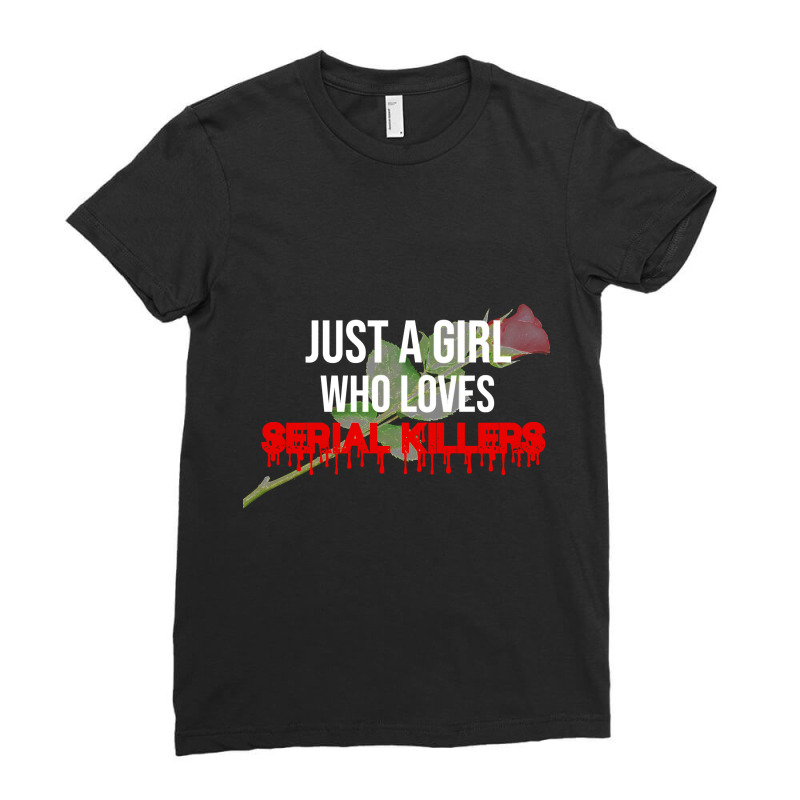 Music Retro Serial Killer My Favorite People Ladies Fitted T-Shirt by ArtistDante | Artistshot