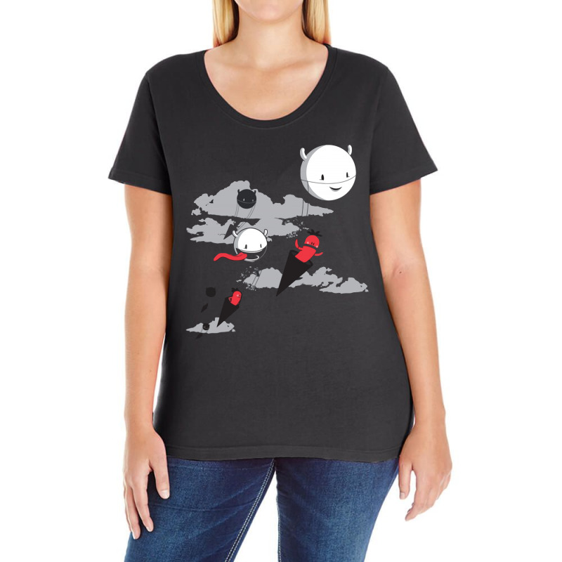 Acute Invasion Ladies Curvy T-Shirt by EquineTee | Artistshot