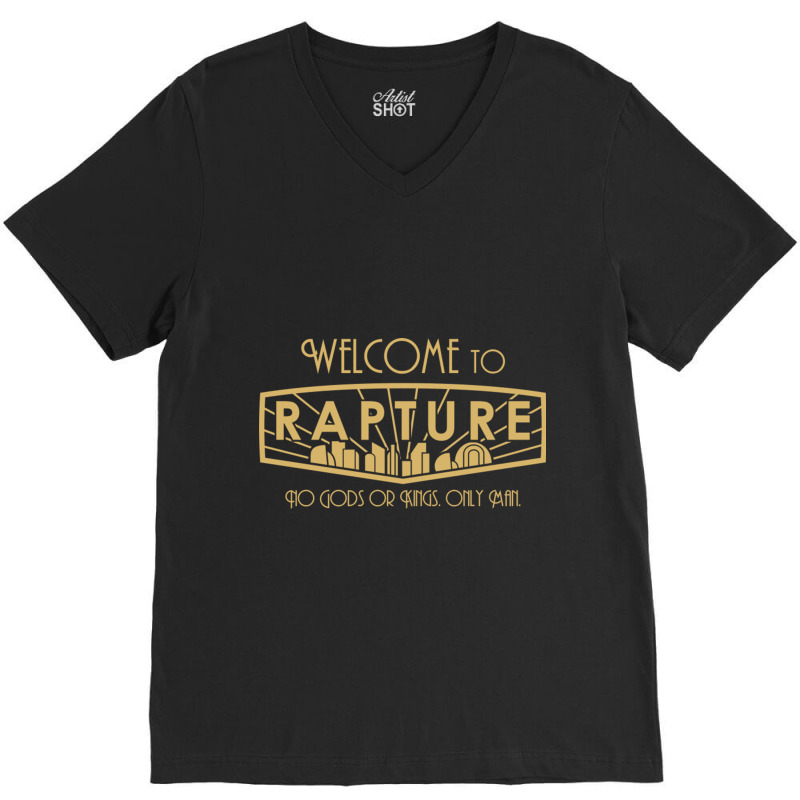 Bioshock Rapture T-shirt V-Neck Tee by MichaelAkins | Artistshot