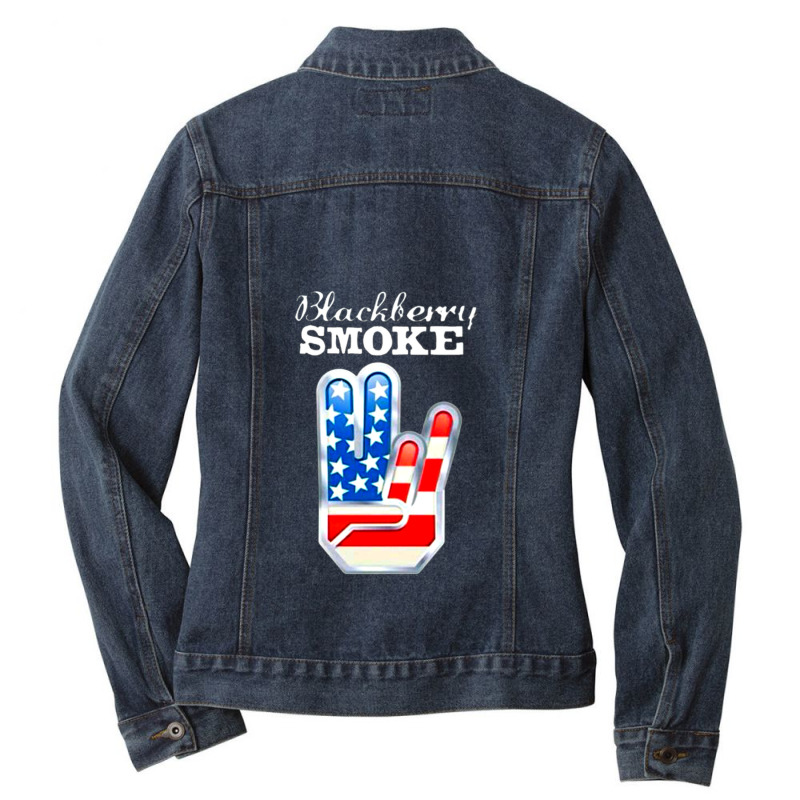 Blackberry Smoke, Blackberry Smoke Rooster, The Blackberry Smoke 2022 Ladies Denim Jacket by tersinajoney | Artistshot