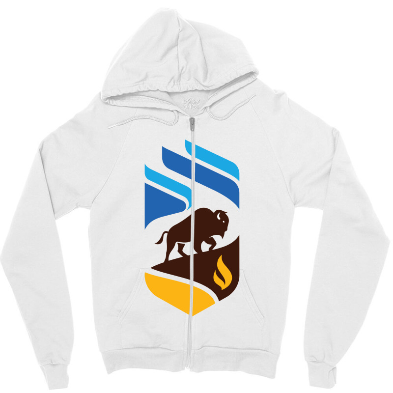 Manitoba Academic 1 Zipper Hoodie | Artistshot