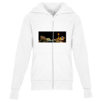 Lighting Up Vegas Youth Zipper Hoodie | Artistshot