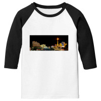 Lighting Up Vegas Youth 3/4 Sleeve | Artistshot