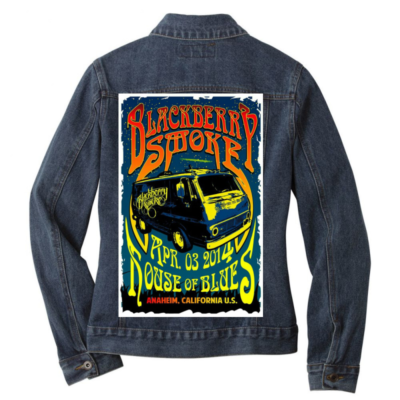 Blackberry Smoke, Blackberry Smoke Rooster, The Blackberry Smoke 2022 Ladies Denim Jacket by tersinajoney | Artistshot