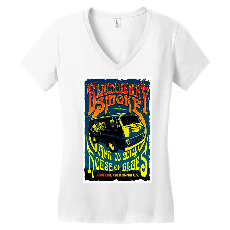 Blackberry Smoke, Blackberry Smoke Rooster, The Blackberry Smoke 2022 Women's V-Neck T-Shirt by tersinajoney | Artistshot