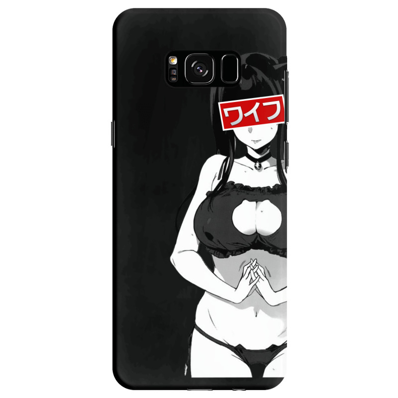 Custom Waifu Material Anime Hentai Lewd Cosplay Neko Bikini Girl Samsung Galaxy S8 Case By Dimensionalxone Artistshot