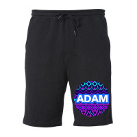 Awesome Happy Birthday For Adam Fleece Short | Artistshot