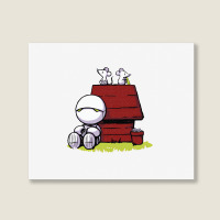 Marvin Paranoid Android Peanuts Landscape Canvas Print | Artistshot