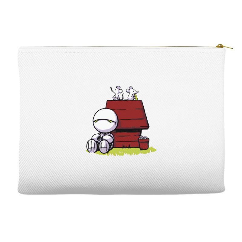 Marvin Paranoid Android Peanuts Accessory Pouches | Artistshot