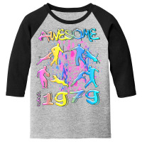 Awesome Since 1979. Agility Dog Training Graffiti Design T Shirt Youth 3/4 Sleeve | Artistshot