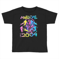 Awesome Since 2004. Agility Dog Training Graffiti Design T Shirt Toddler T-shirt | Artistshot