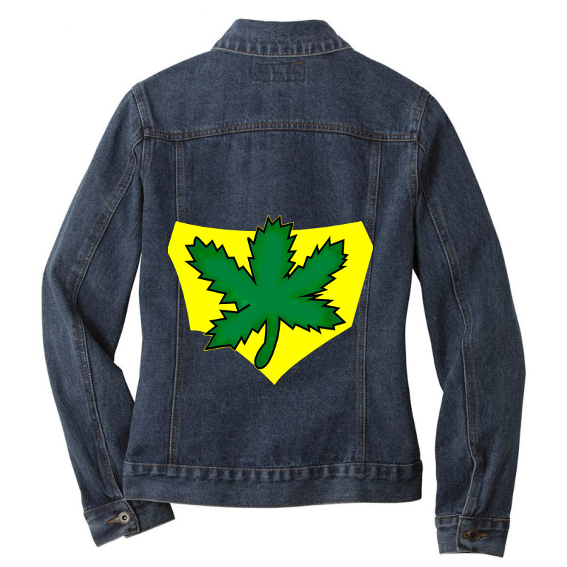 Classic Film  Marijuanas Video Games Character Ladies Denim Jacket by SeanArtists | Artistshot