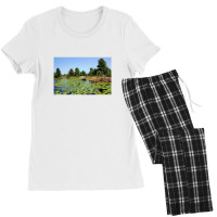 Lily Pads In The Shallows French River Delta Women's Pajamas Set | Artistshot