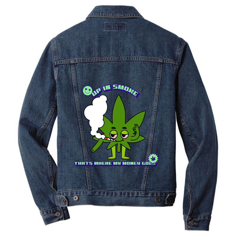 Classic Retro  Cannabis Classical Music Men Denim Jacket by SeanArtists | Artistshot