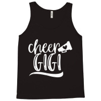 Womens Cheer Gigi Megaphone With Heart Accent Mens Womens Tank Top | Artistshot