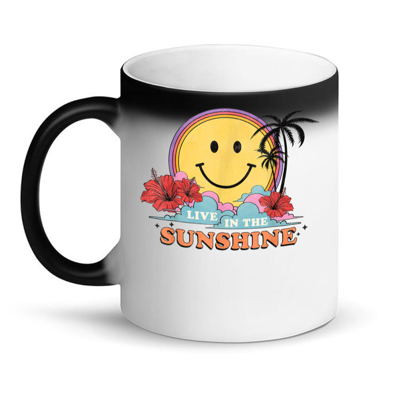 Live In The Sunshine Womens Summer Sunshine Happy Sun Smile T Shirt Magic Mug | Artistshot