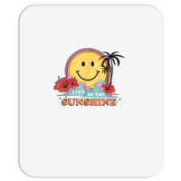 Live In The Sunshine Womens Summer Sunshine Happy Sun Smile T Shirt Mousepad | Artistshot