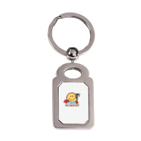 Live In The Sunshine Womens Summer Sunshine Happy Sun Smile T Shirt Silver Rectangle Keychain | Artistshot