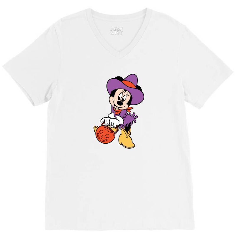 Mouse Halloween V-Neck Tee by meritanila | Artistshot