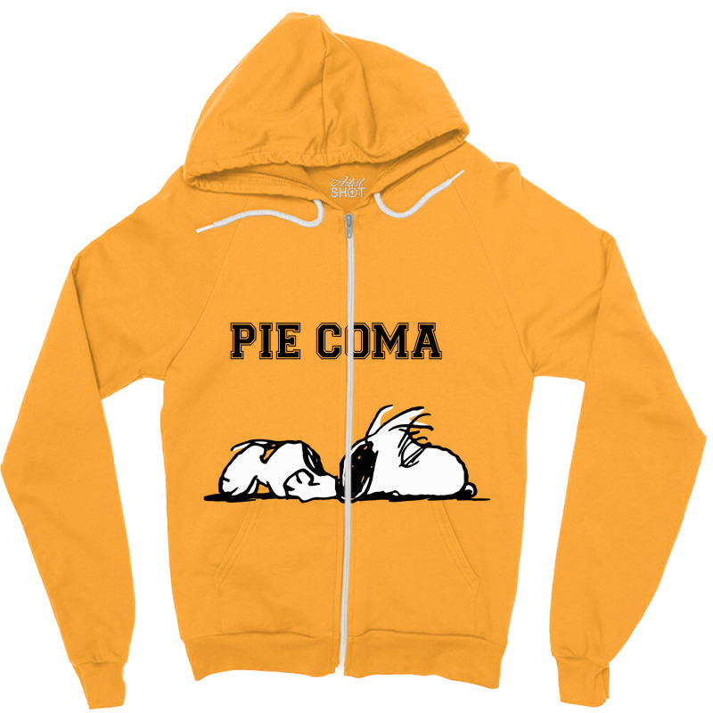 Peanuts Pie Coma Zipper Hoodie | Artistshot