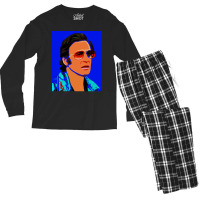 Character Animated Robert Deniro Gifts Women Men's Long Sleeve Pajama Set | Artistshot