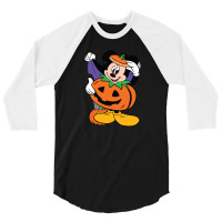 Pumkin Mouse Halloween 3/4 Sleeve Shirt | Artistshot