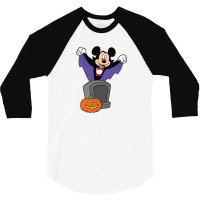 Mouse Halloween 3/4 Sleeve Shirt | Artistshot