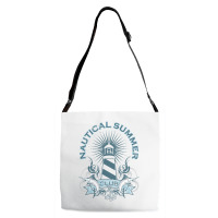 Nautical Summer Club Adjustable Strap Totes | Artistshot