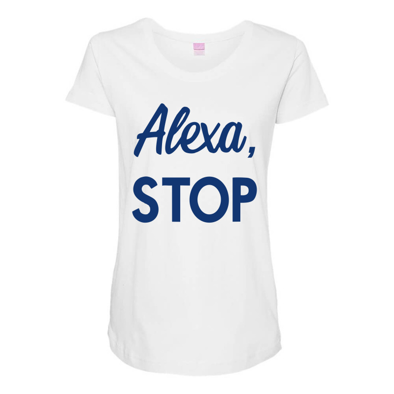 Alexa, Stop Solar Opposites Maternity Scoop Neck T-shirt by finattiye | Artistshot