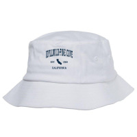 Idyllwild Pine Cove California Ca Vintage Athletic Navy Spor T Shirt Bucket Hat | Artistshot