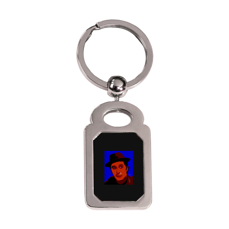 Lover Gifts Robert Deniro Gifts Women Silver Rectangle Keychain | Artistshot