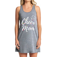 Womens Cheer Mom Megaphone With Heart Accent Women Funny Gifts Boys Gi Tank Dress | Artistshot