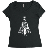 Wonder Woman Christmas Tree Women's Triblend Scoop T-shirt | Artistshot