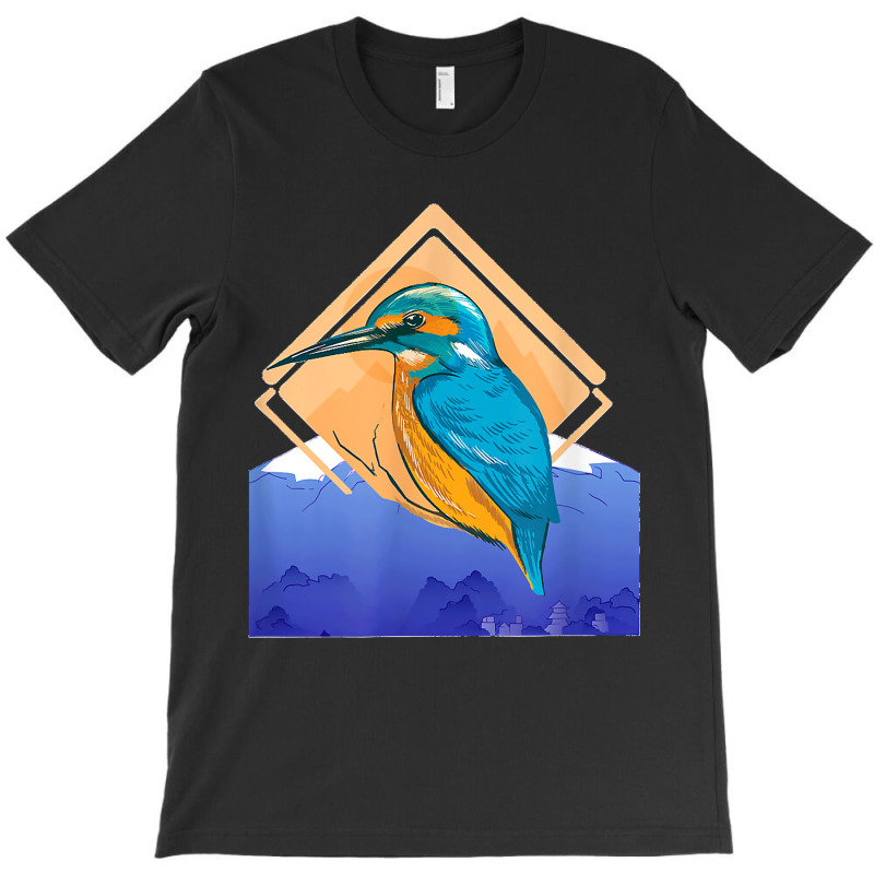 King Fisher Set Over Mountain In Spring T-shirt | Artistshot