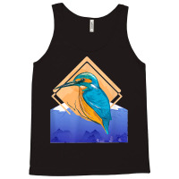 King Fisher Set Over Mountain In Spring Tank Top | Artistshot