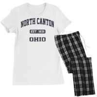 North Canton Ohio Oh Vintage State Athletic Style T Shirt Women's Pajamas Set | Artistshot